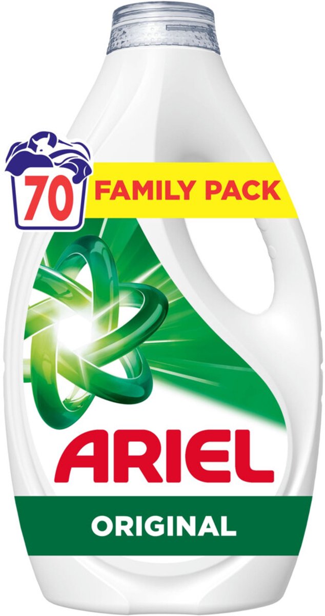 Ariel - Vloeibaar Wasmiddel Original 70 Wasbeurten - 4 x 3150 ml - Voordeelverpakking