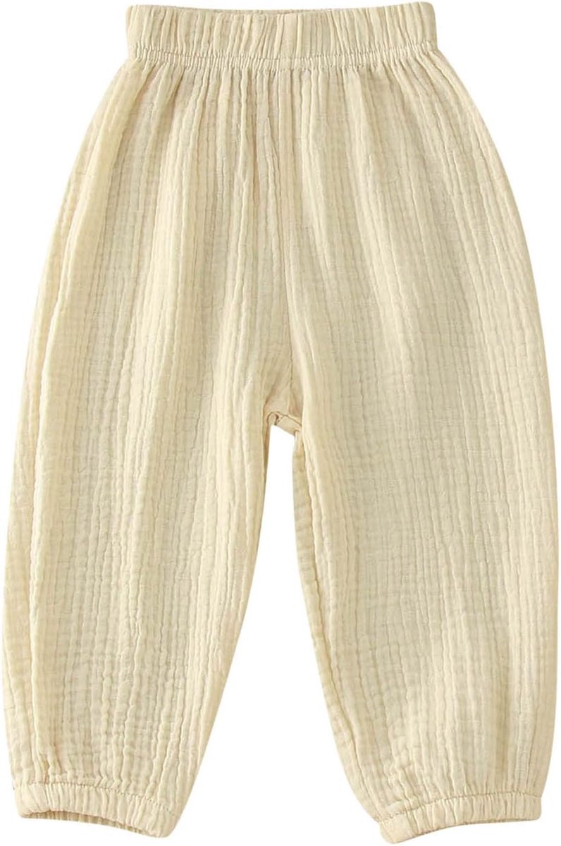 Zomerse katoenen broek voor baby's en kinderen