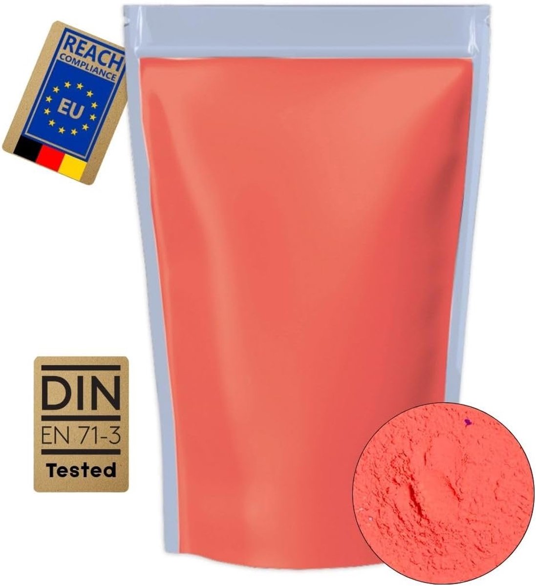 (1 kg oranje) Holi-Gulal poeder, in water oplosbaar, natuurlijk festival-fotoshoot, Rangoli-kleuren, regenboogpoeder, kleurrijke set, dieren, babyshower, bruiloft, zomerkampen