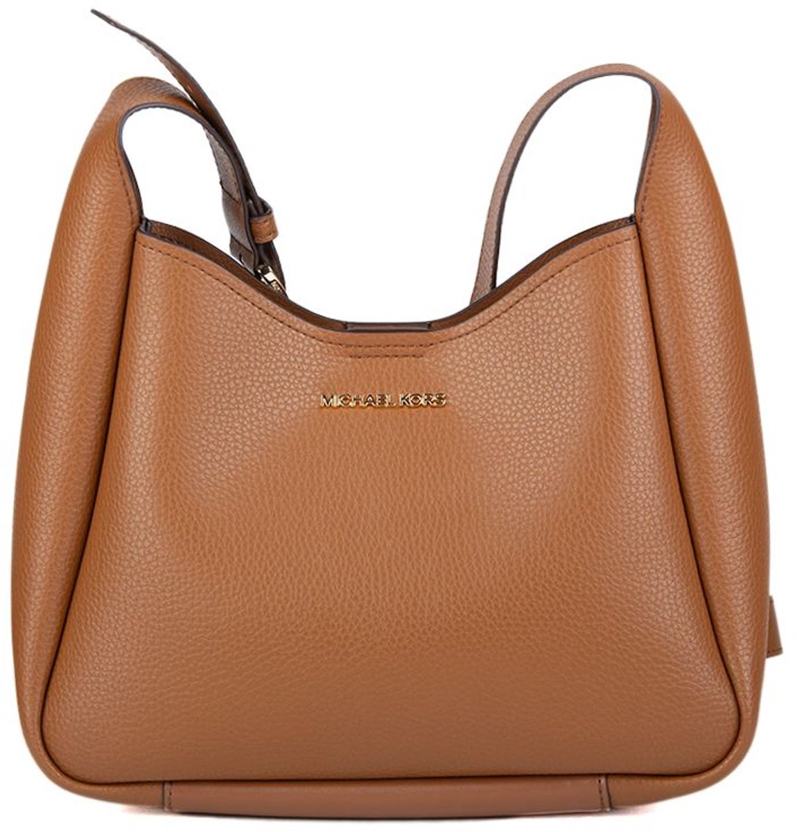 Birch Medium Pebbled Leather Messenger