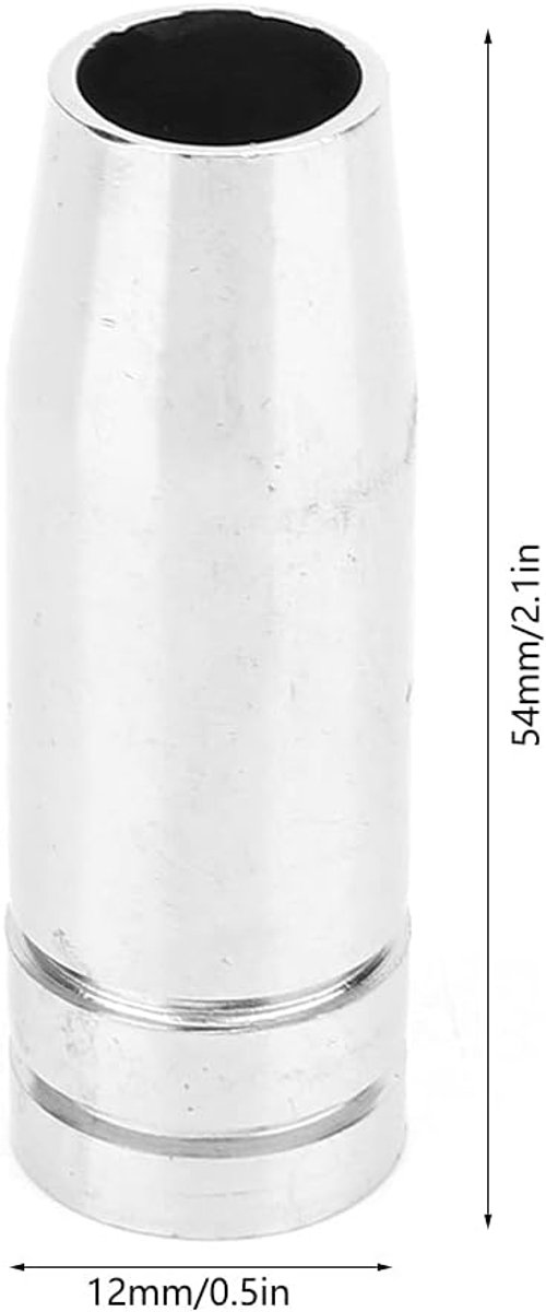 10 Stuks voor MB15 MB14 NW-branders, 12 Mm Binnendiameter, 54 Mm Hoogte, Verguld Koper, Geschikt voor Binzel, Maat 15AK (10PCS)