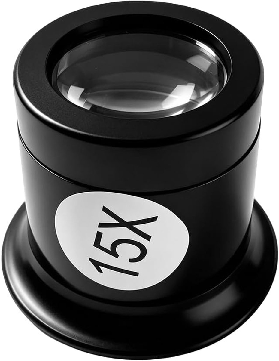 Horlogemakersloep met 15x vergroting juweliersvergrootglas microscoop
