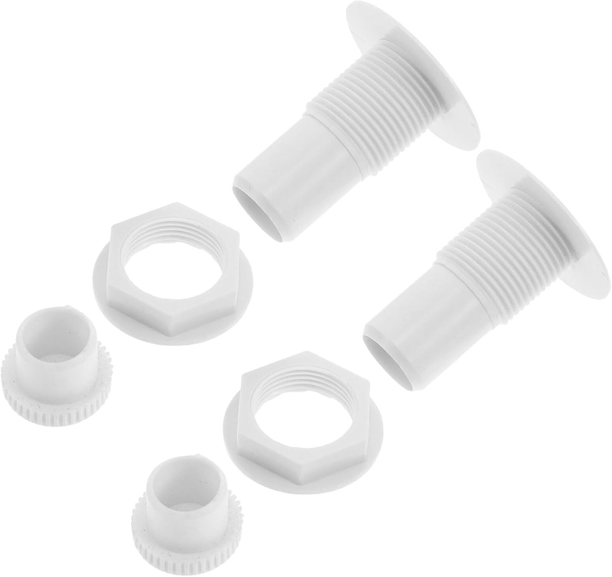 2 Sets Plastic Drain Plugs voor Vriezer Duurzame Sealing Freezer Hole Stoppers Eenvoudig Te Installeren Compatibel met Diverse Vriezermerken Verbeterd Afvoersysteem