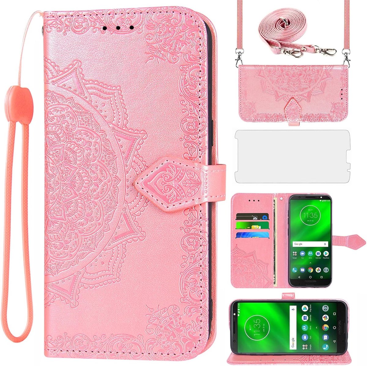Telefoonhoes voor Moto G6 Plus MTLH DE hoes