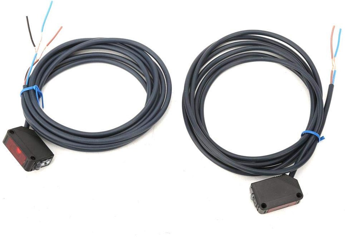 Infraroodsensor schakelaar NPN-uitgang voor automatische apparatuur, E3Z-T61 DC 12-24 V IR infraroodlichtbarrière NPN-uitgang voor automatische apparaten