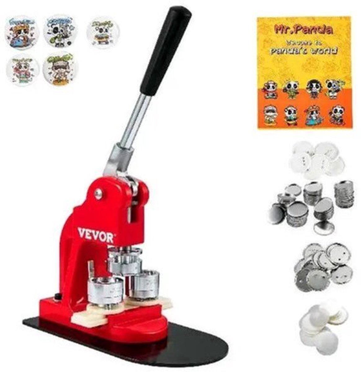 Button Maker - Button Maker Machine - Buttons - Badge Maker - Button Machine - Pin Maker - 32MM - 500st Button Parts