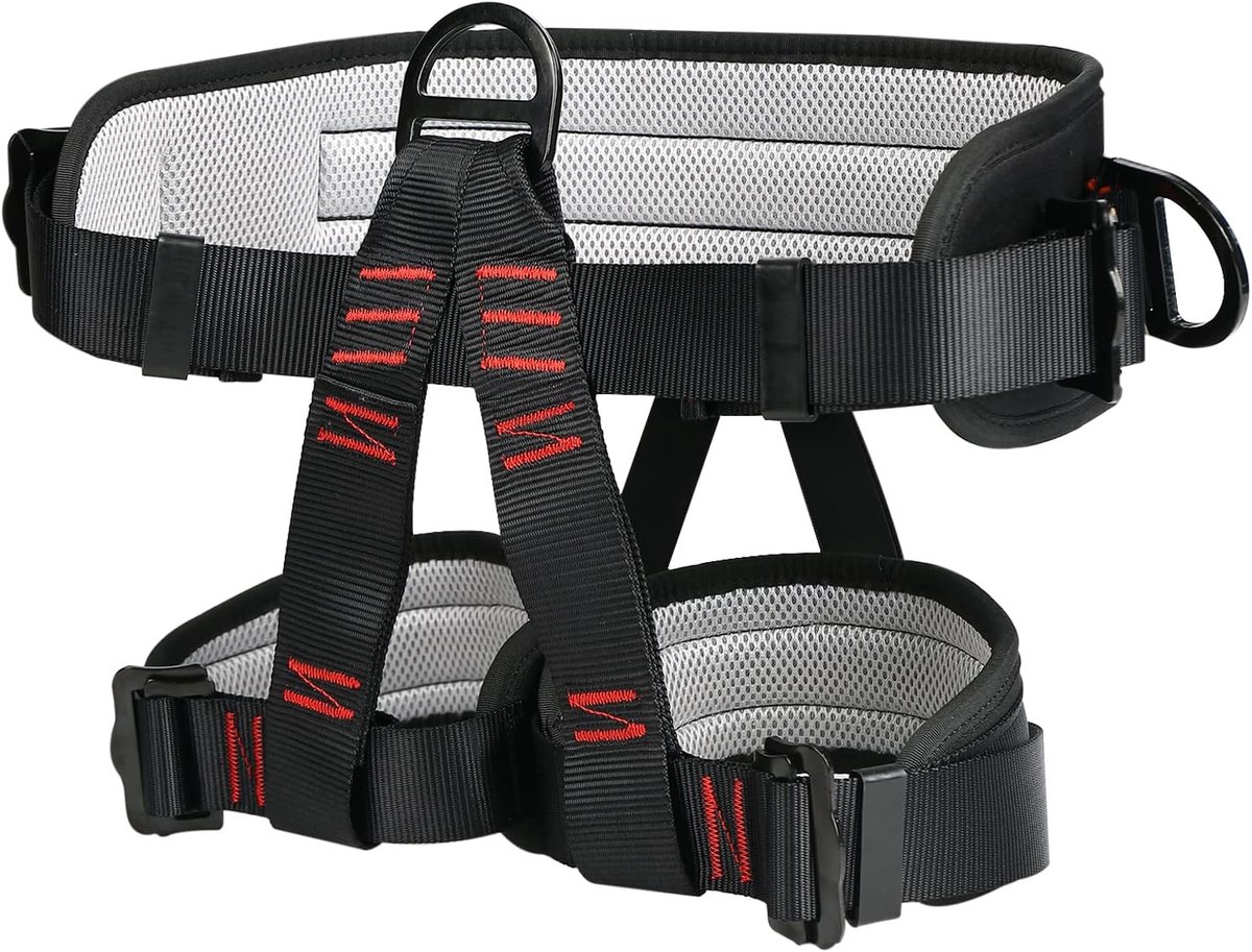Klimmenriemen bevestigende klimriem, veiligheidsgordel voor bergbeklimmen, halve bodyklim, heupbescherming, riem voor buiten, klimmen, valbescherming