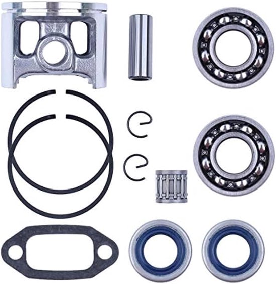 Bore 52MM zuigerveren krukaslager oliekeerring, for Husqvarna, 268 272 272XP kettingzaagmotor vervanging zuigerveer voor tuinmachines — afbeelding 3