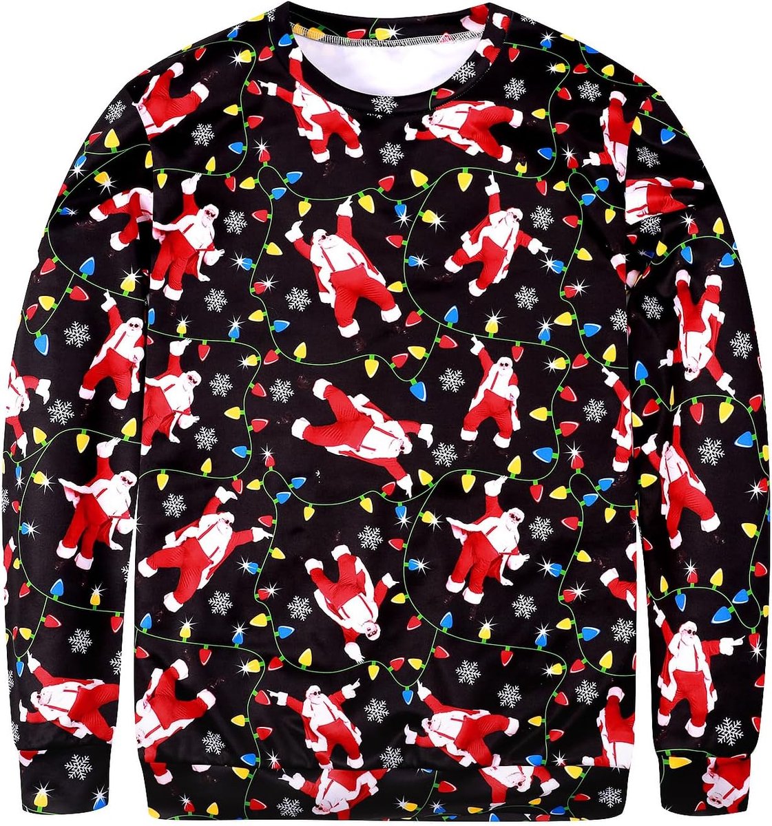 Lelijke Kerstmis Sweatshirt 3D afgedrukt lange mouwen Xmas truien