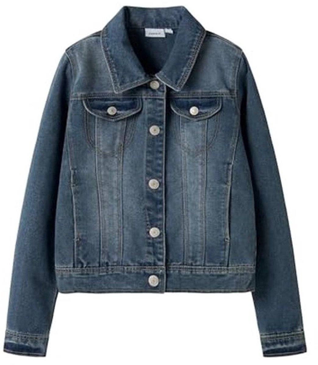 Meisjes Denim Jas in Blauw