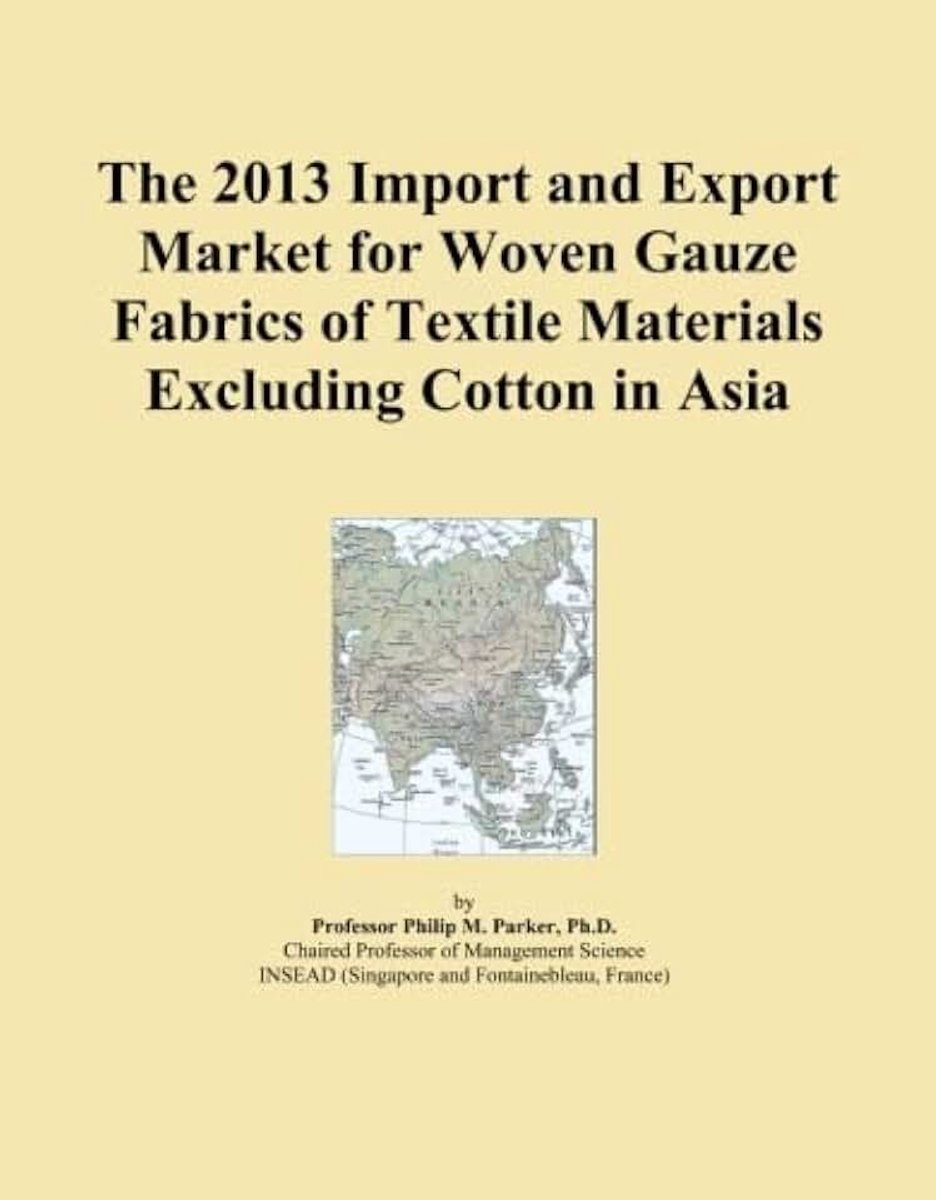 2013 Import and Export Market for Woven Gauze Fabrics of Textile Materials Excluding Cotton in Asia