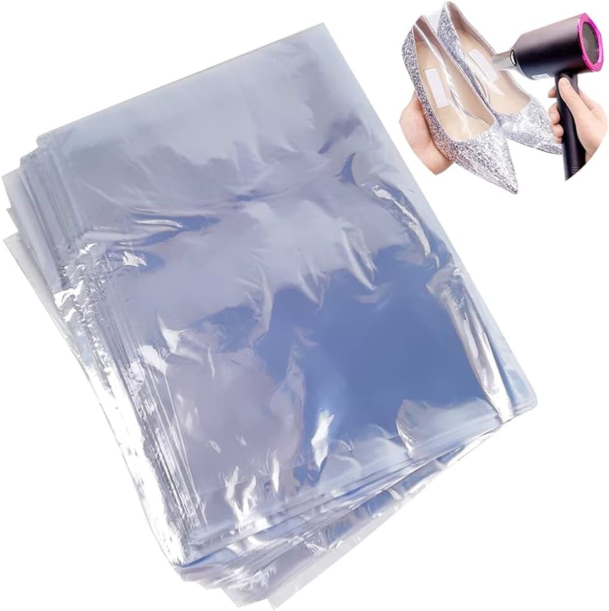 Verpakkingszakken, Warme Intrekbare Film Thermoretrekbare Zakken Transparante Transparante Intrekbare Filmverpakking, Voor Geschenkverpakking (100 STKS 28 * 45cm)