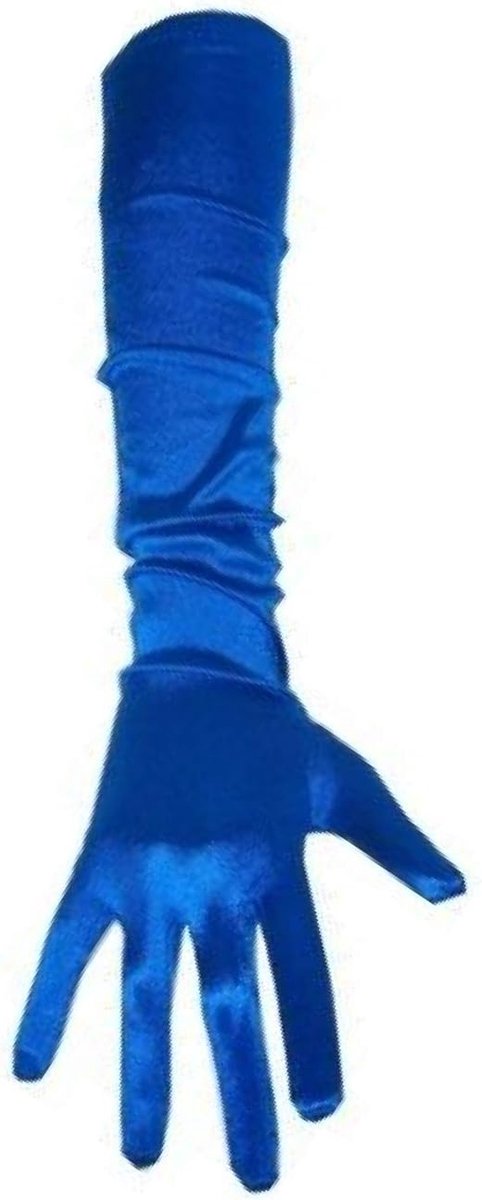 - Blauw - Satijn - 48cm