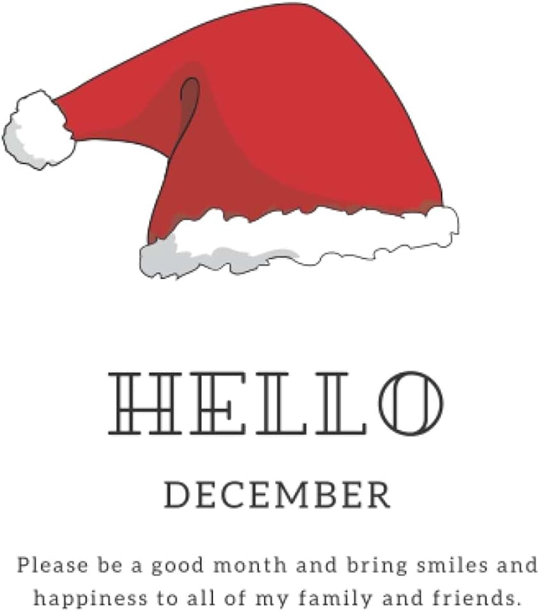 December Notebook 6X9