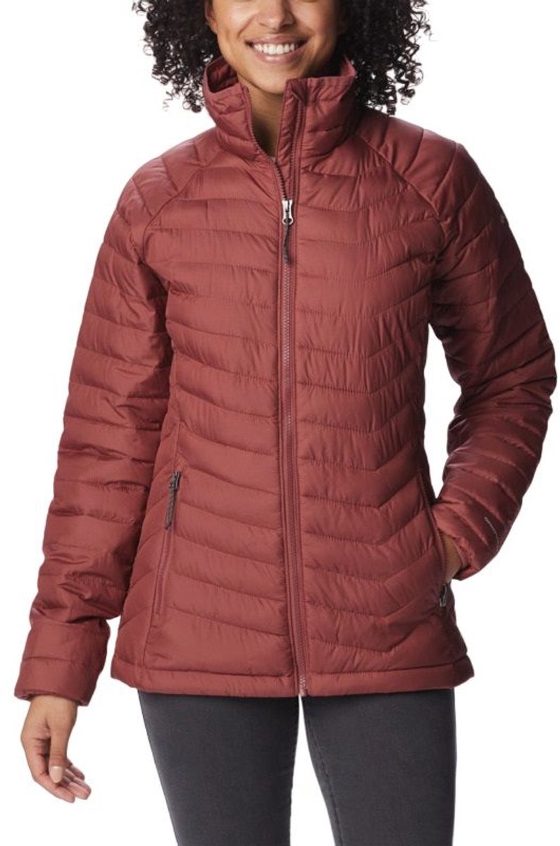 Columbia Powder ite Jacket XS Damesjas Rood