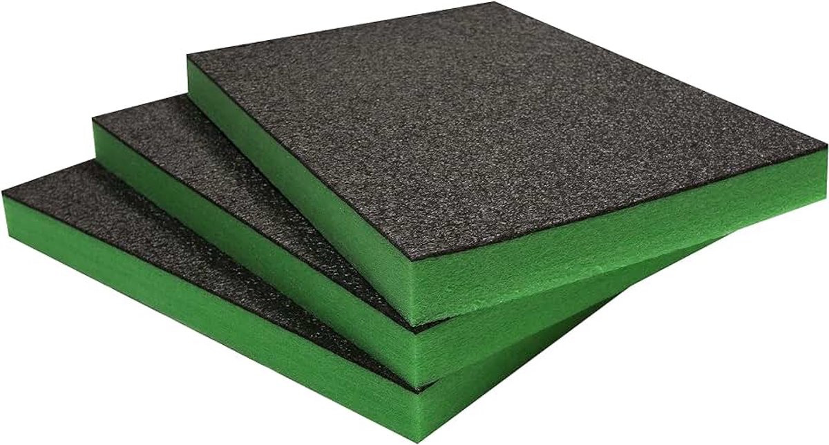 Shadow Foam Value Packs - Set van 3: 600 mm x 420 mm x 50 mm | Snij- en pelschuim voor gereedschapskisten, gereedschapskisten, flightboxen en gereedschapsopslag