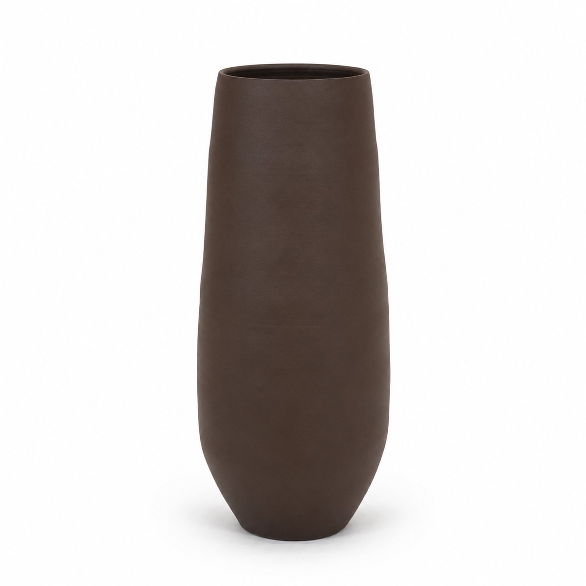 HS Potterie Vaas petra d38h90cm choco bruin