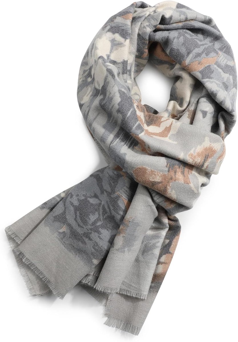 Sjaals Zachte Warme Stola Herfst Winter Gedrukt Lange Sjaal Sjaal Bedrukte Print Veelkleurig Paisley Patroon 190 cm x 65 cm