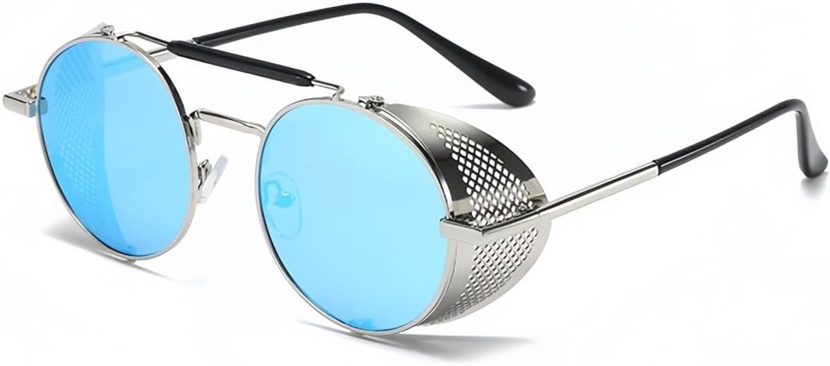 ronde vintage bril retro zonnebril UV400 metalen montuur