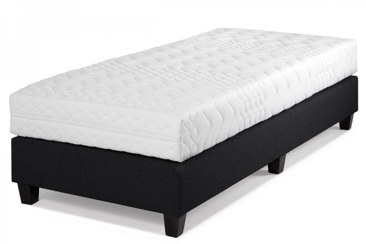 Hotelbed Princeton 90 x 200, meubelstof zwart