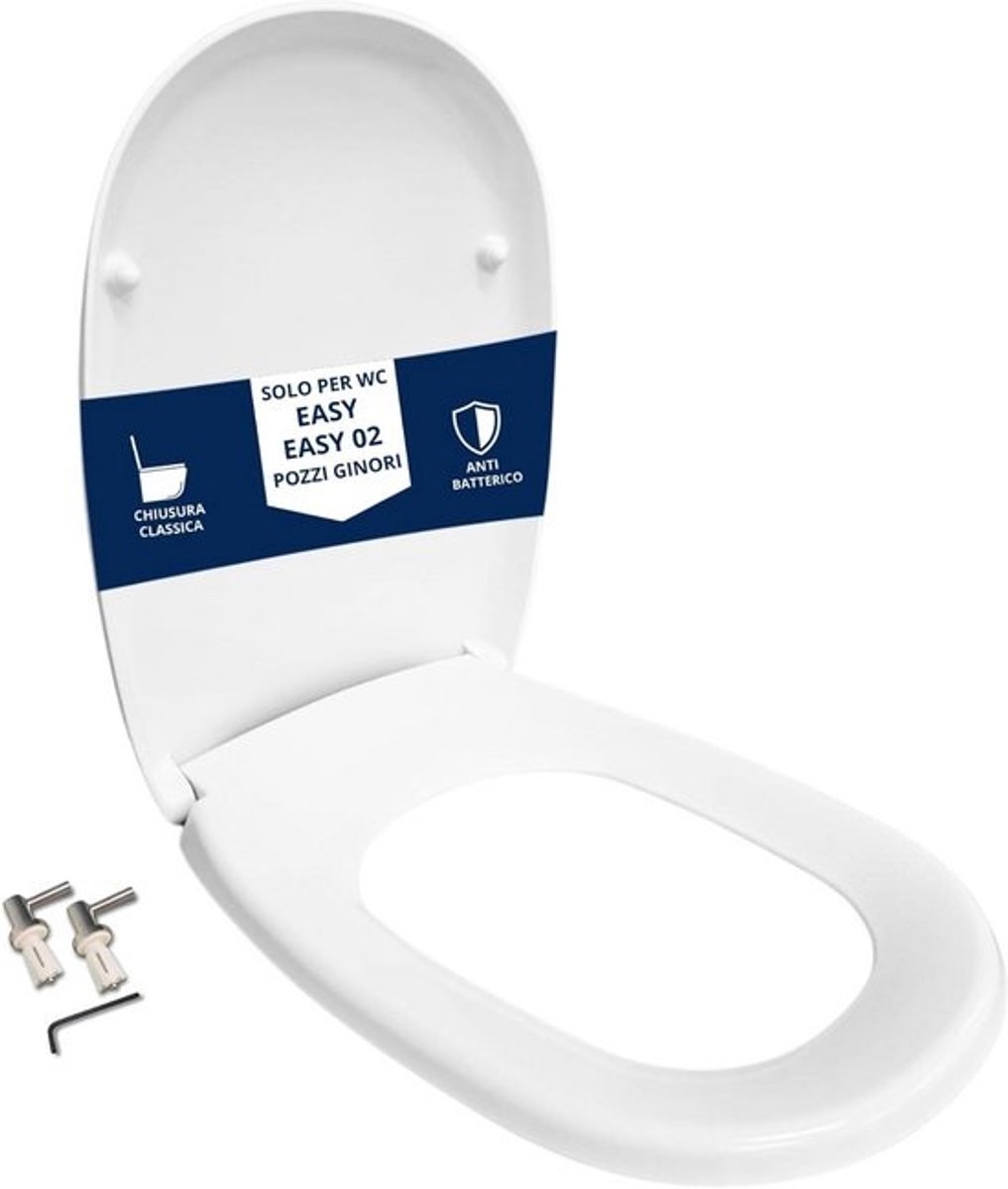 WC-bril thermoharder wit - Duurzaam en hygiënisch alternatief