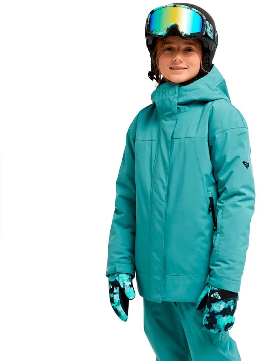 Roxy Ice Bounded Jas Groen 8 Years Kinderen