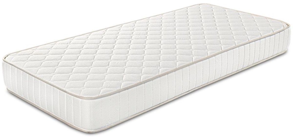 TED MAH - Pocketvering matras met koudschuim - 80 x 190 x 21 cm - Medium Licht Bruin
