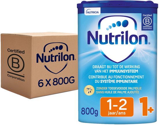 Nutrilon 1+ Groeimelk - Peuter melkpoeder vanaf 1 jaar - Voor gezonde groei - 6 stuks — afbeelding 2