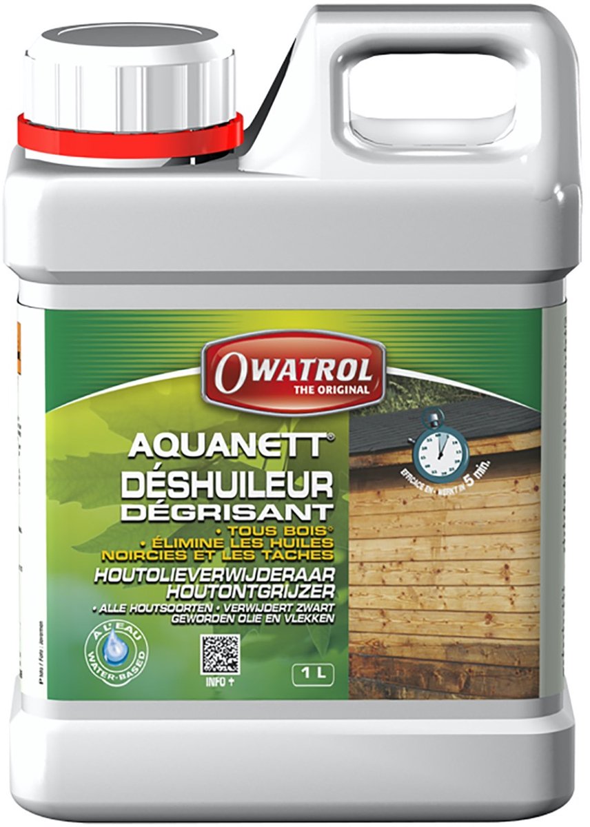 Aquanett - Houtolieverwijderaar - Owatrol - 2,5 L