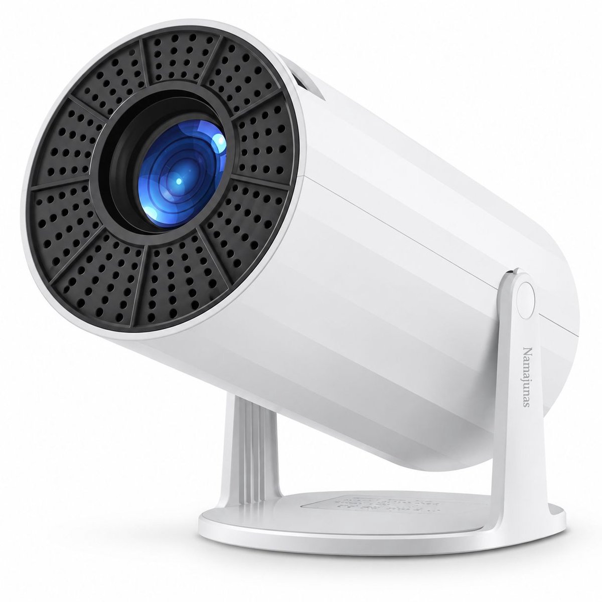 VHV - Beamer - Smart 1080P Full HD Projector - Mini Beamer - FULL HD (4K-Ondersteuning) - 3000 lumen - WiFi & Bluetooth - Ingebouwde Speakers - Draagbare Beamer Thuisbioscoop - Voor iOS en Android
