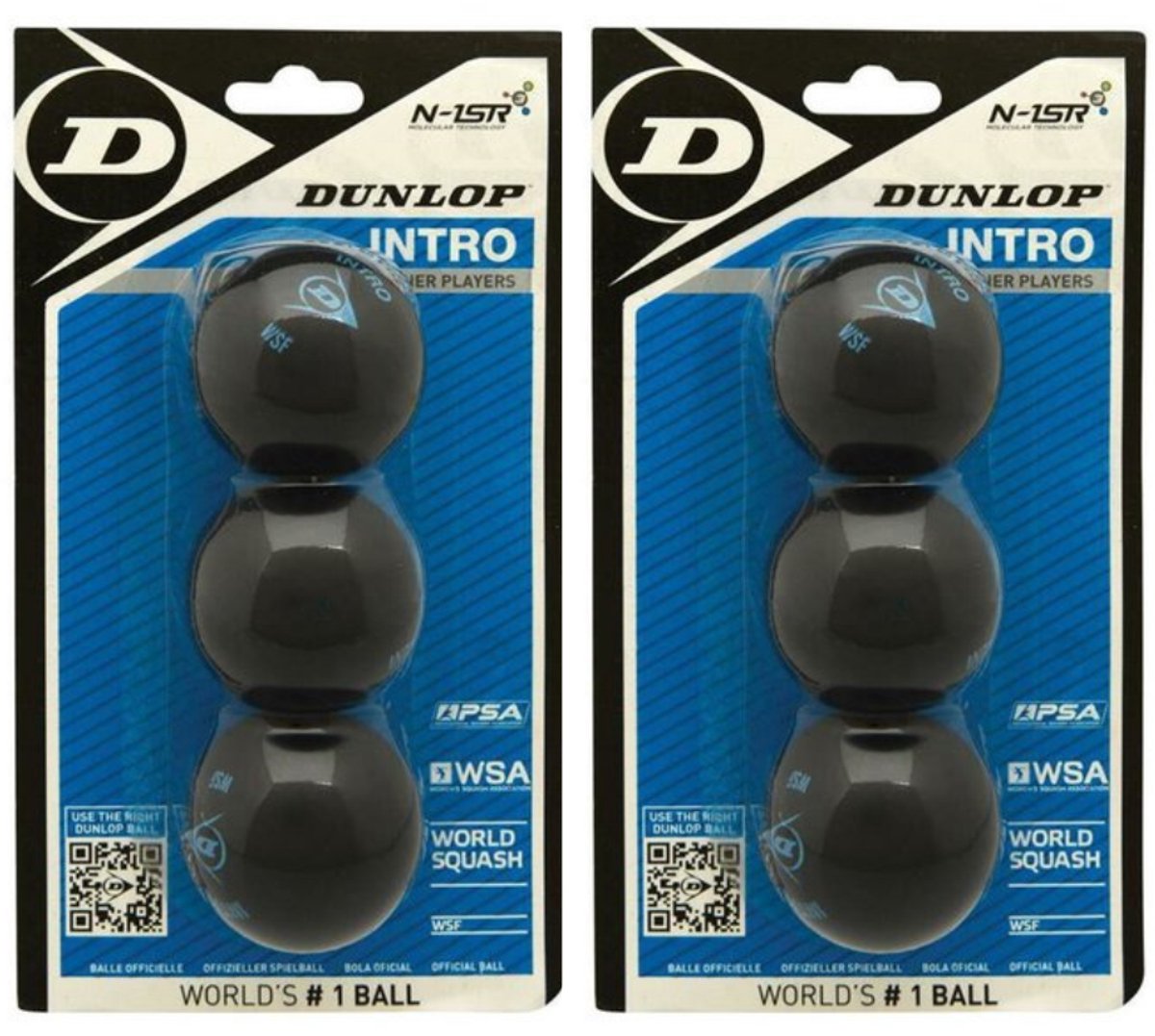 Dunlop Intro Squashbal 2x3 Bal Blister Default