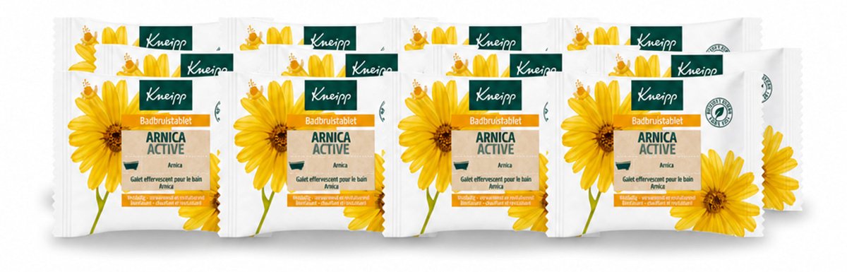 12 x Kneipp - Badbruistablet - Arnica - Voordeelverpakking - 12 stuks