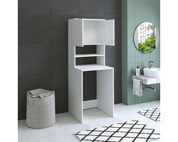 Roomart ATLANTIC-III Wasmachine Overbouwkast 65x181 cm - Wit