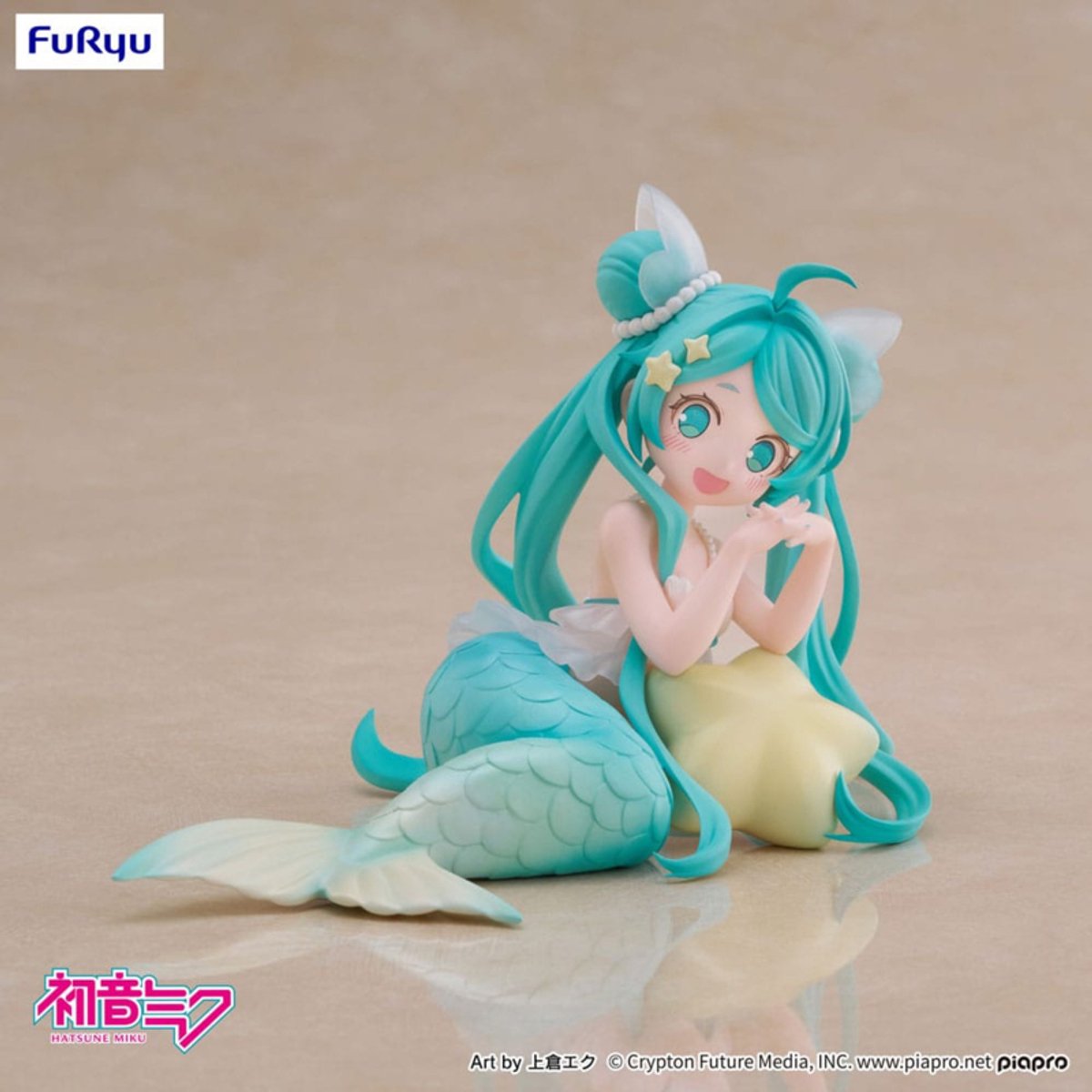 Japanse Anime Figuur - Hatsune Miku Desktop Fairy PVC Statue Hatsune Miku Mermaid Princess Ver. 9 cm