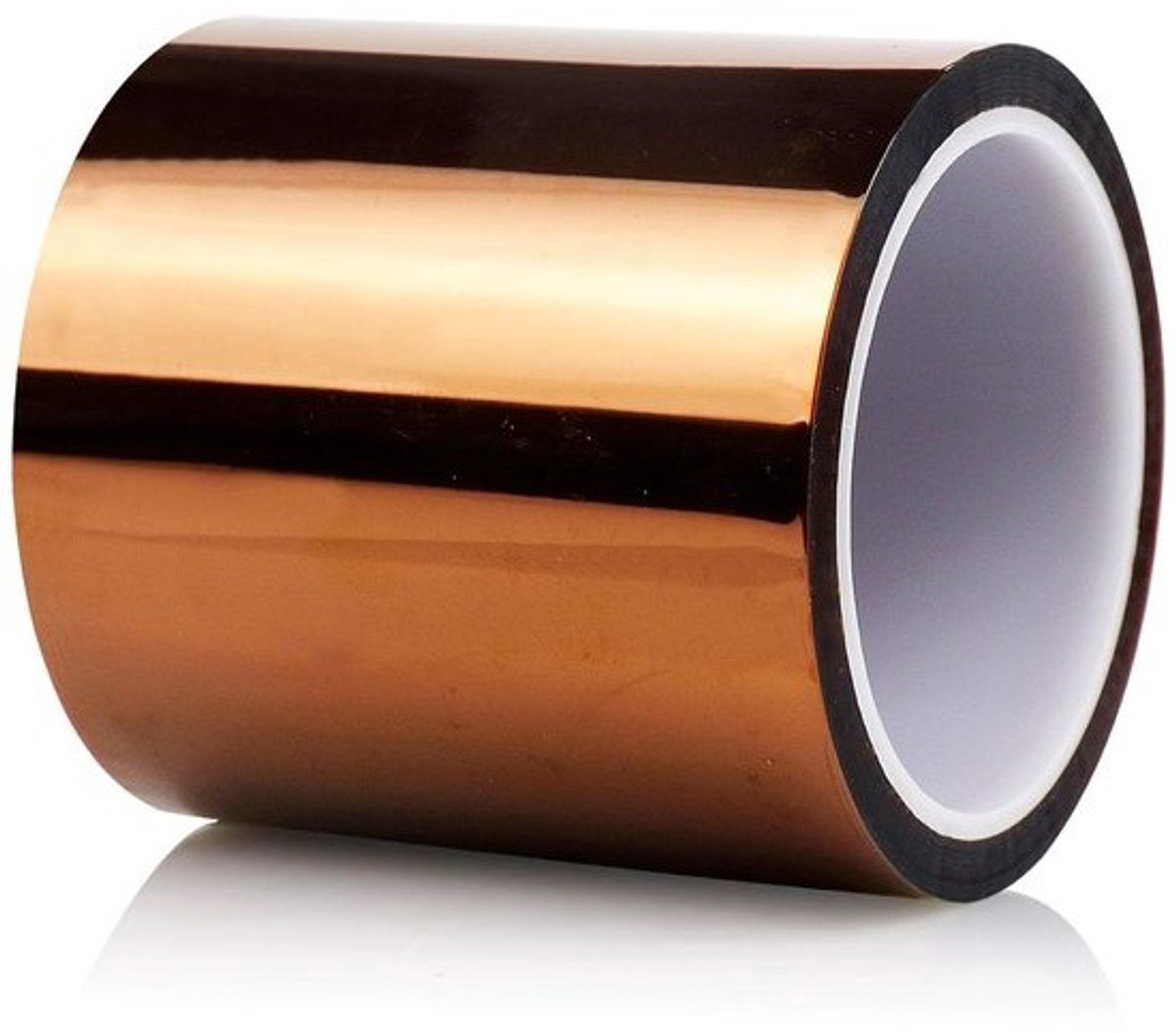 hittebestendige tape - 100 mm x 33 m - hittebestendige lijmtape - polyimidefolietape voor elektronica en industrie