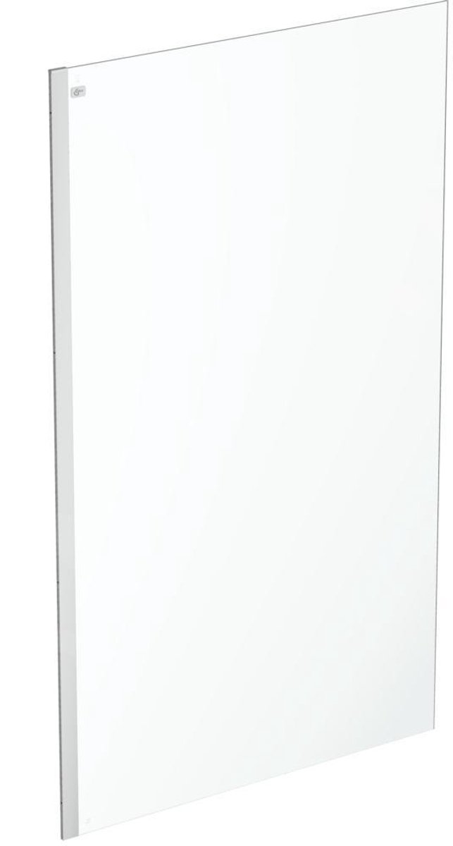Douchewand Wetroom 800 mm, silver bright/helder glas