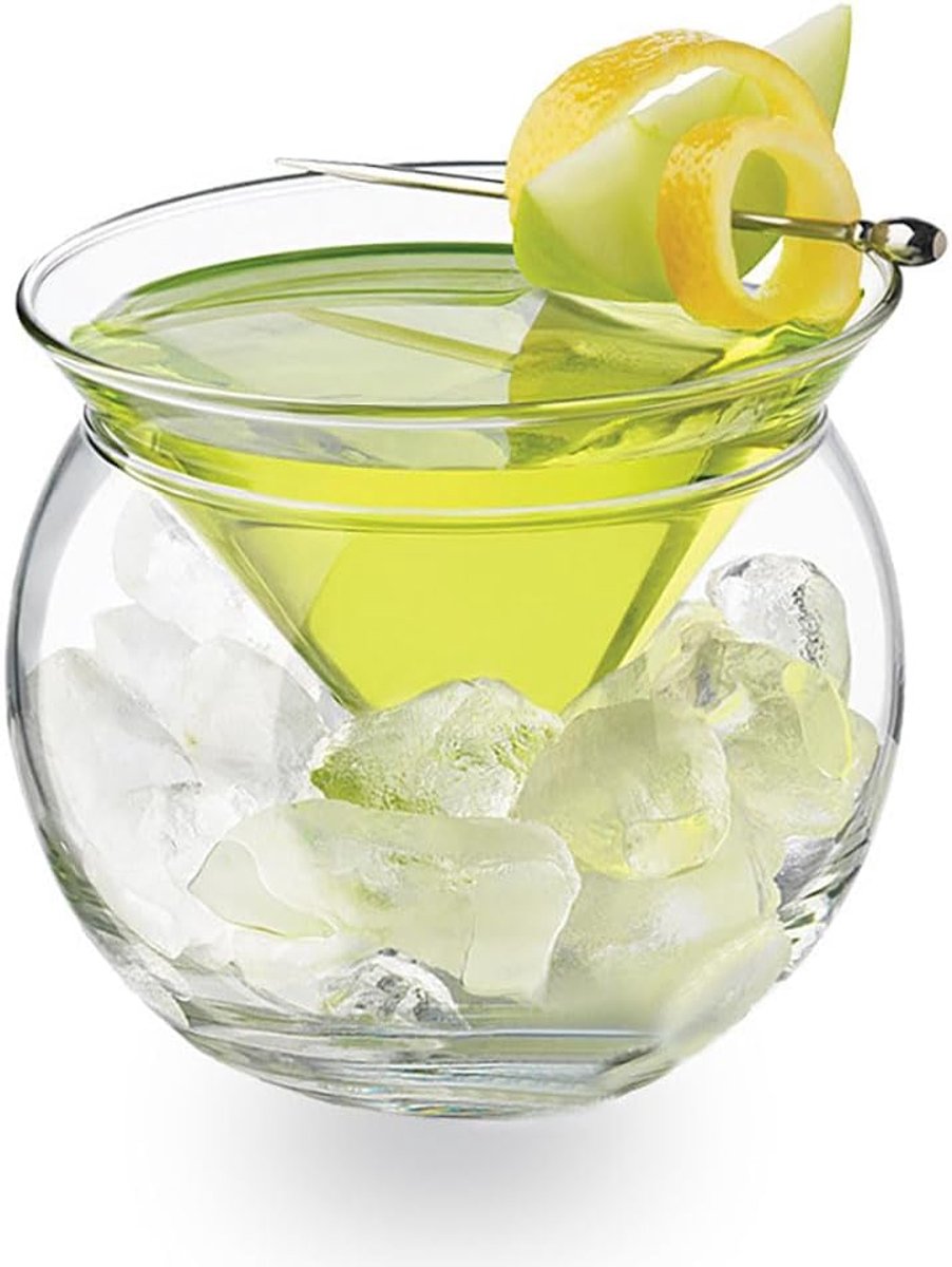 cocktailglazen, zonder steel, heldere geïsoleerde glazen voor dessert, ijs, voorgerechten, kleine dranken en feestjes