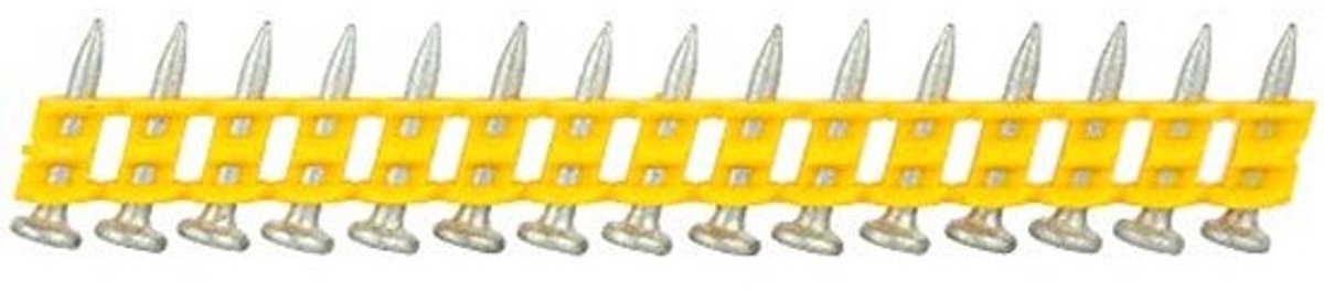 Verzinkte Nagels voor Beton en Gipsplaat - Geschikt voor Accu-Betonnagelmachine, 20 x 2,6 mm, 1005 Stuks