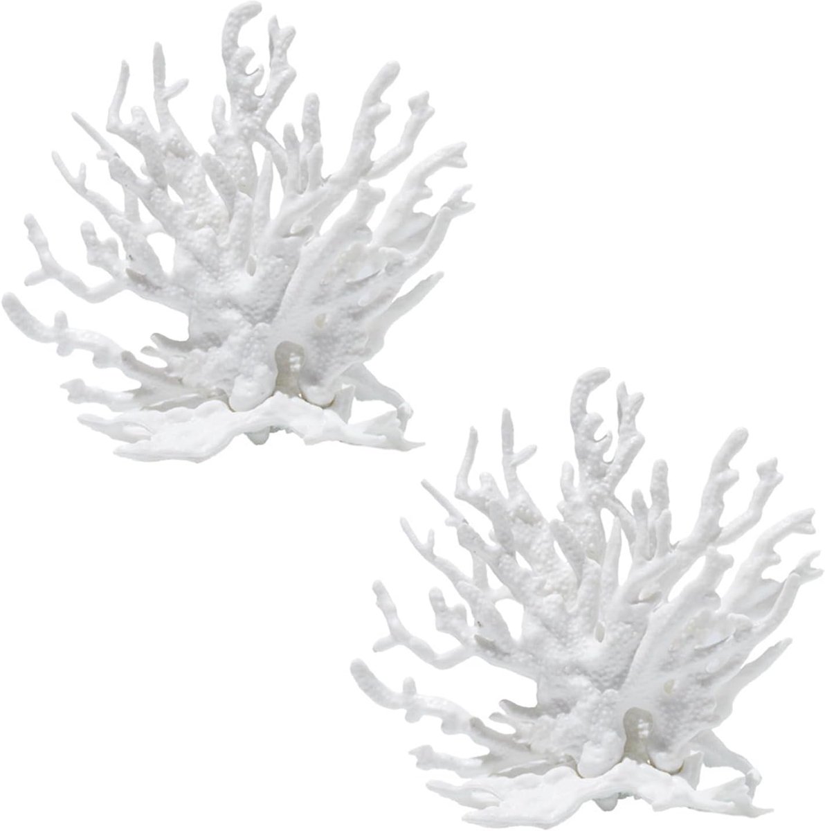 Koraal, koraal voor aquarium, decoratieve koralen, aquariumdecoratie, voor landschapsarchitectuur, decoratie voor waterlandschap, decoratie micro-model, wit