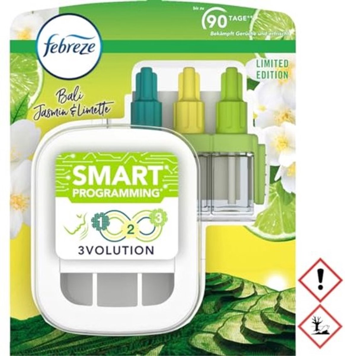 Geurstekker met 3Volution technologie - Bali Jasmin & Limoen, 20 ml, Starterset voor Kamers