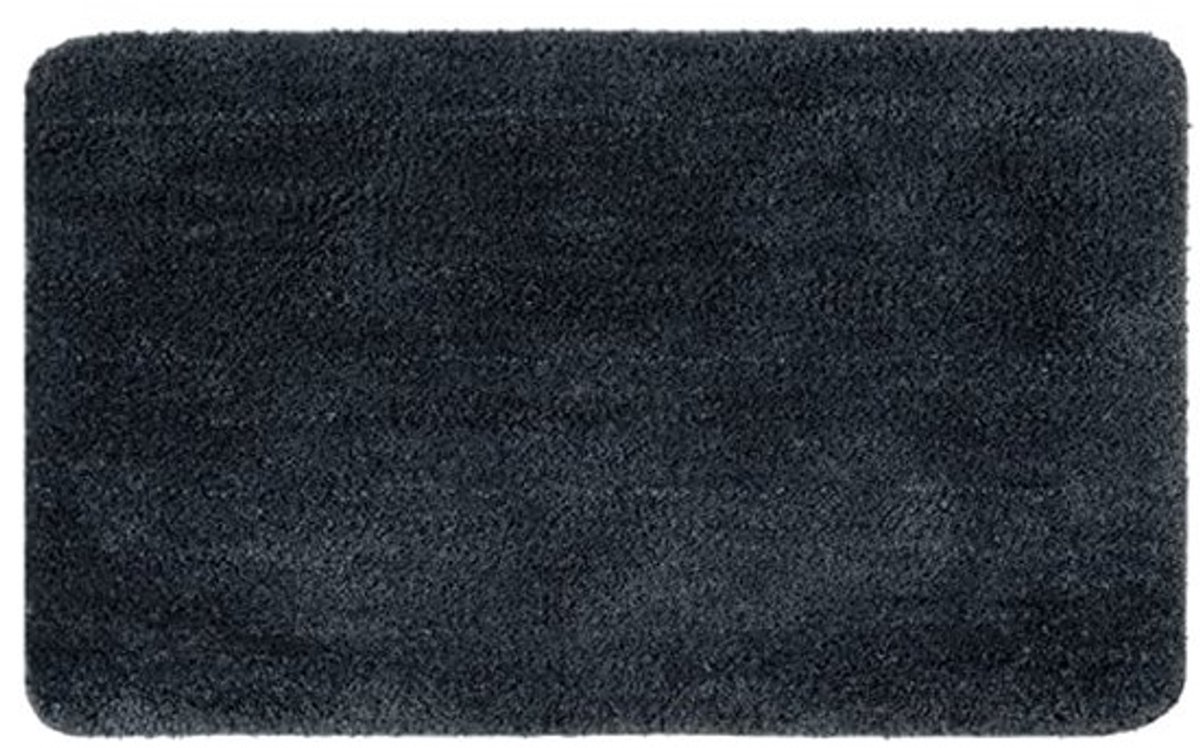 Antislip Badmat 40x60 cm - Absorberend Tapijt voor Badkamer, Keuken en Slaapkamer in Donkergrijs
