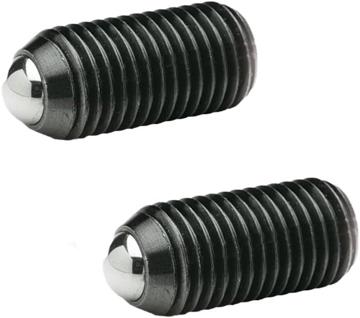 Normelemente GN 615.3-M16-K 3-M16-K-verende drukstukken met binnenzeskant, zwart, schroefdraad d1: M16, 2 stuks