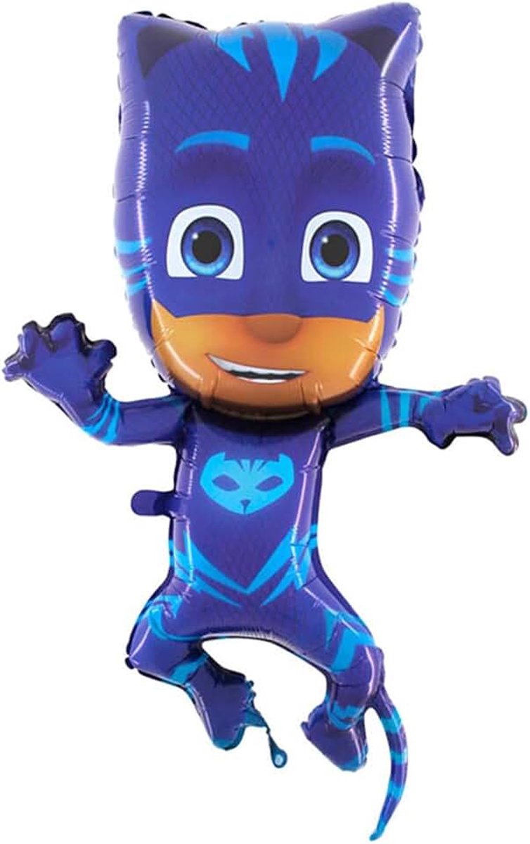 Folieballon Supershape 31""-79cm Superpyjama PJ Mask Catboy niet verpakt, blauw, L174
