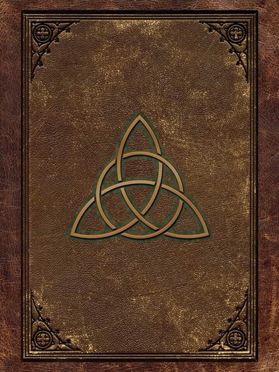 Triquetra Book of Shadows lined journal