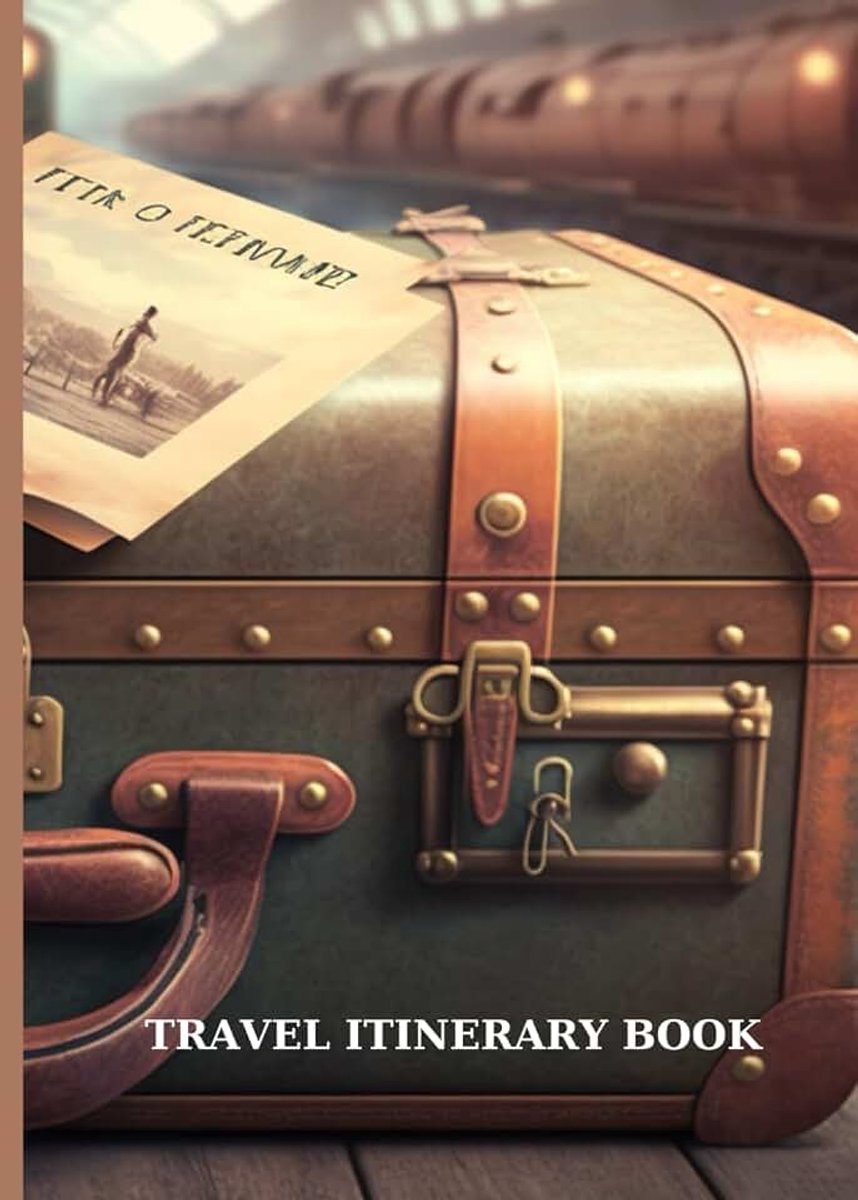 Itinerary book, 5"x7", 100 pages