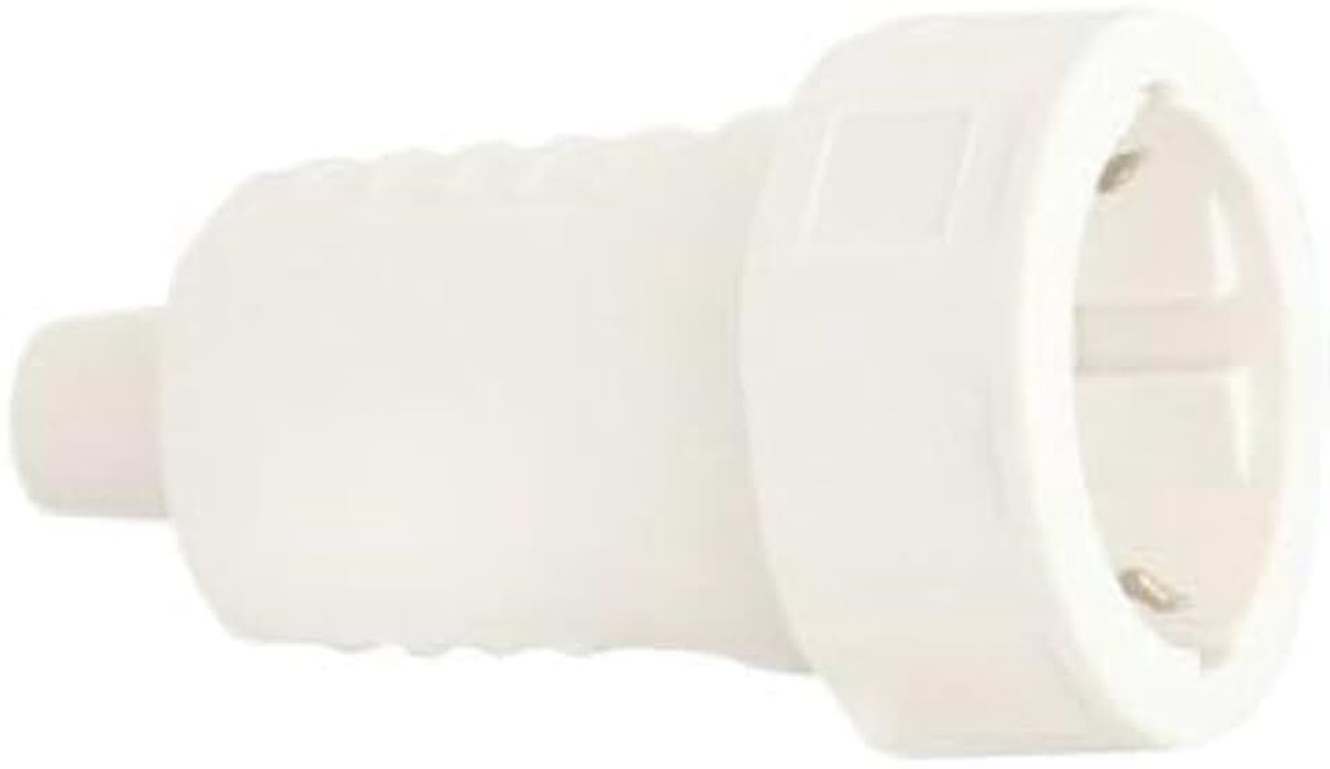 Sokkel van wit rubber 10/16 TT, ideaal voor apparaathouders, biedt stabiliteit en sterkte op verschillende oppervlakken.