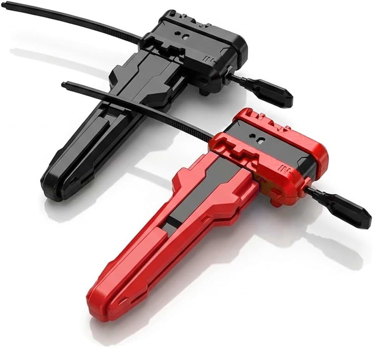 Spinner Burst Set 4 stuks X String Launcher (3 launchers + 1 greep), starterset voor gevechten, compatibel met spinner uit de X-serie