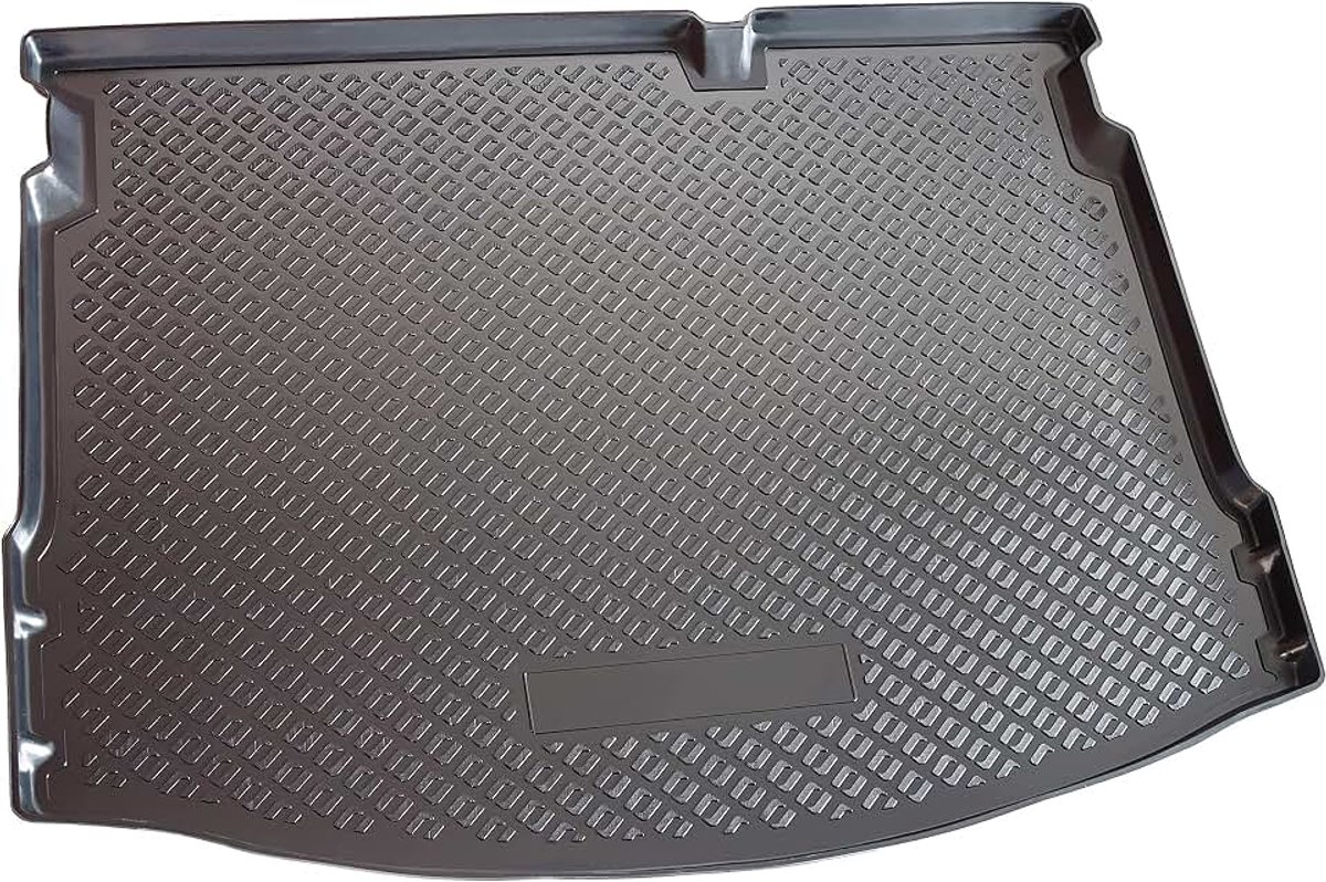 Kofferbakmat geschikt voor Nissan Qashqai J10 | 2007-2013 | met noodfiets of pechkit | Perfecte pasvorm door 3D-scan, robuuste PE-harde schaal stopt elk vuil, krasbestendig, licht en vormvast