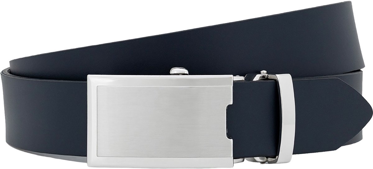LINDENMANN leren heren riem - marine
