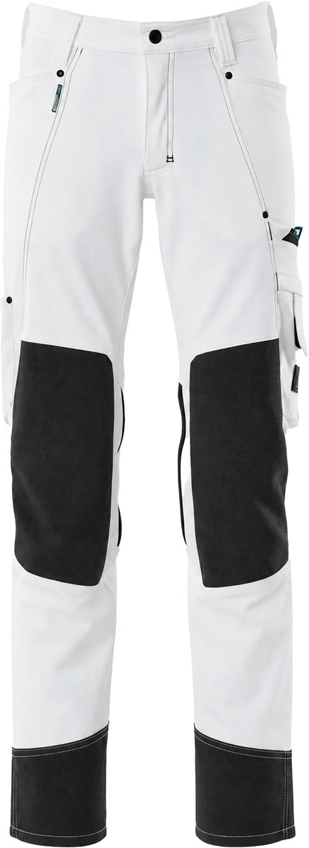 Mascot Advanced Broek met kniezakken 17179-311 - Wit - C60 - 90